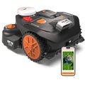 WORX Landroid Vision Cloud WR306E 2WD Mähroboter ohne Begrenzungskabel für 600 m² (KI-Hinderniserkennung, VSLAM+ RTK Cloud Navigation, Auto-Mapping, App-Steuerung, Cut-to-Zero)