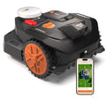 WORX Landroid Vision Cloud WR304E 2WD Mähroboter ohne Begrenzungskabel für 400 m² (KI-Hinderniserkennung, VSLAM+ RTK Cloud Navigation, Auto-Mapping, App-Steuerung)