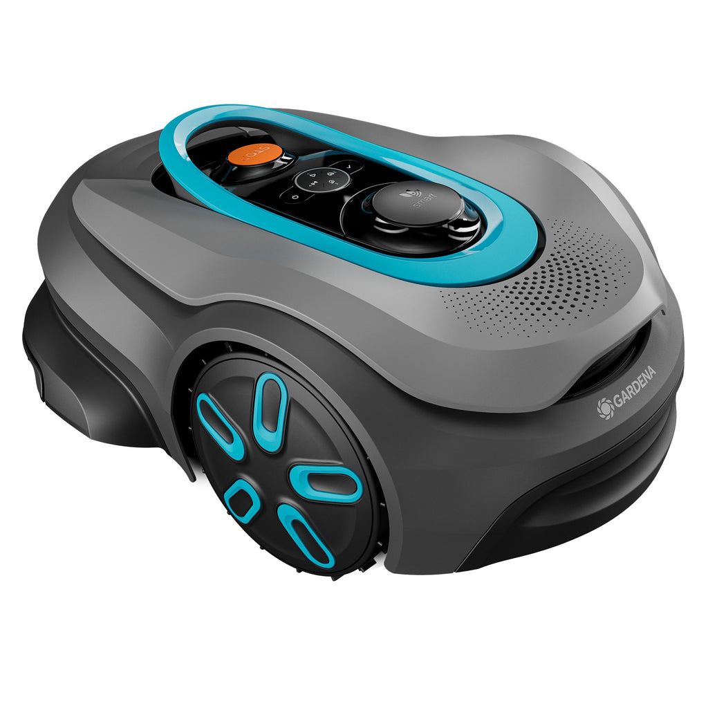 Gardena smart SILENO Sense 400 m² Mähroboter: Technologie ohne Begrenzungskabel, Mähen mit KI, Eingebaute Kamera (19941-20)